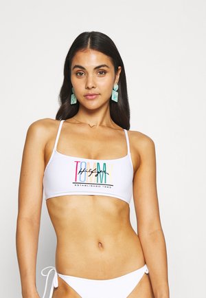MIAMI LOGO BRALETTE - Haut de bikini - white