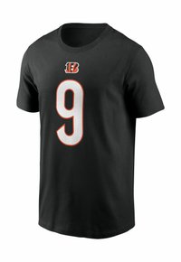 Nike Performance PLAYER CINCINNATI BENGALS JOE BURROW - T-shirt imprimé - noir