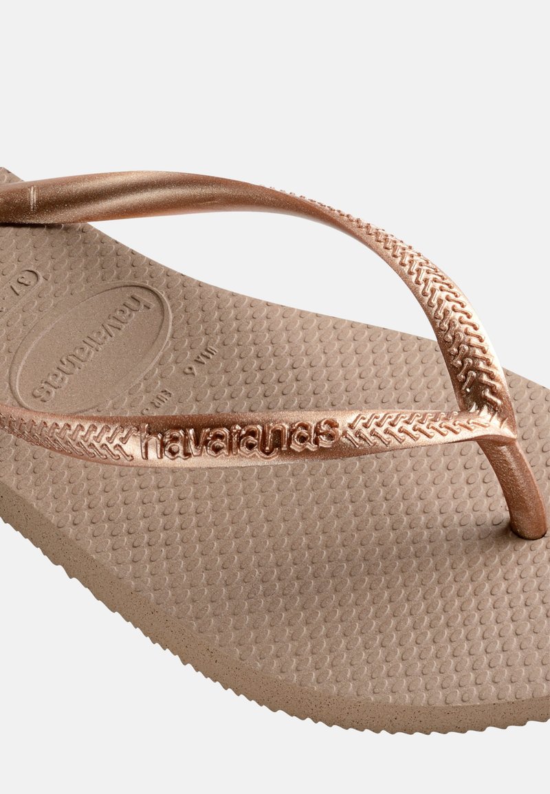 HAVAIANAS SLIM PALETTE GLOW ROZE/GOUD - ZOMER DAMES