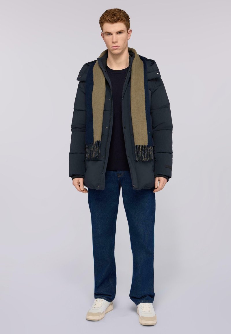 Manteau Long Trussardi Jeans En Laine - Taille 44 - Noir - Occasion Très Bon état
