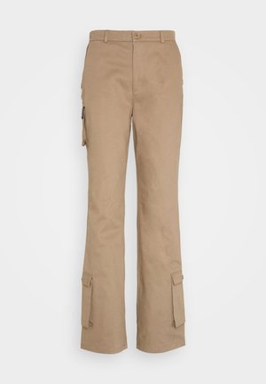 Nicki Studios, STRAIGHT POCKET PANTS - Παντελόνι cargo - kahve