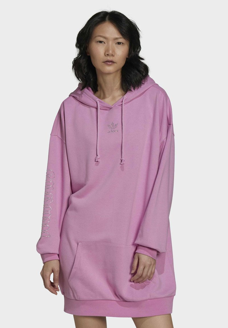 adidas Originals - HOODIE DRESS - Hverdagskjole - purple, Forstør