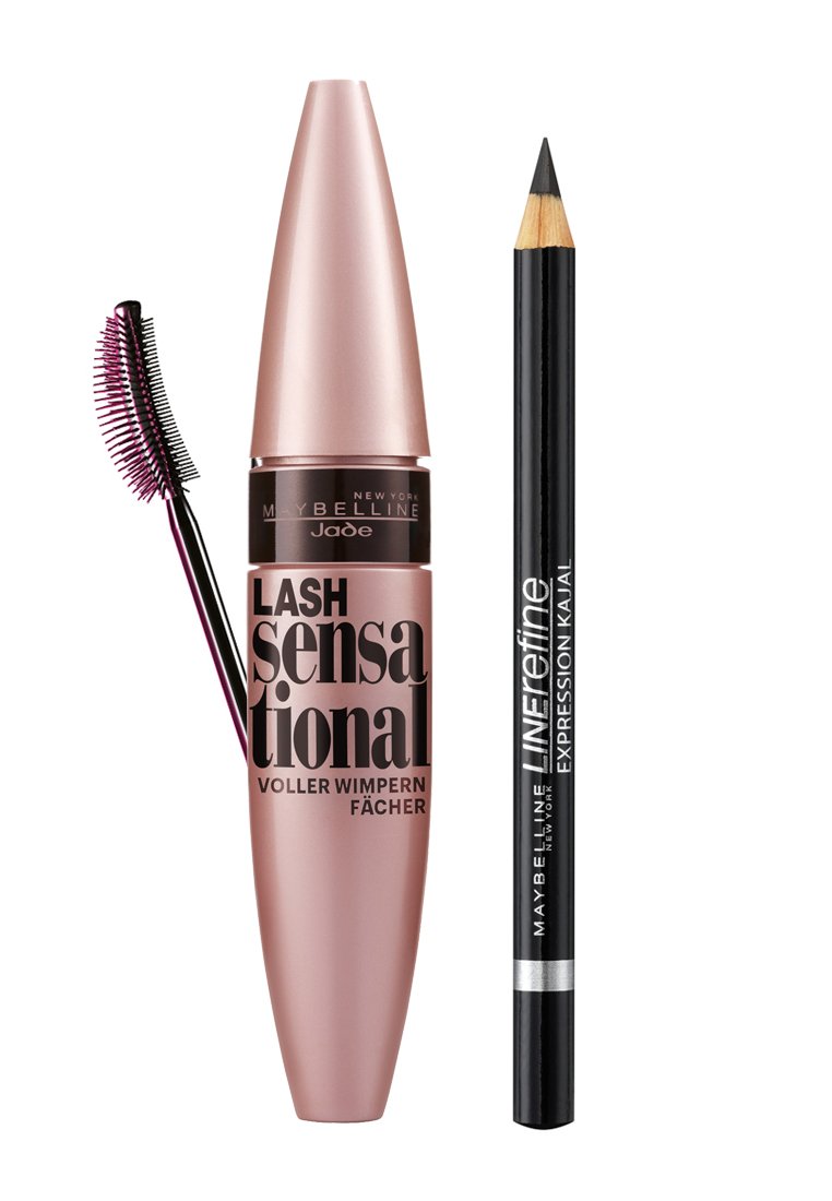 Maybelline New York LASH SENSATIONAL MASCARA MIT GRATIS KAJAL