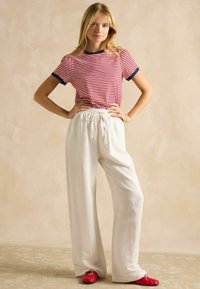 Tom Joule REGULAR FIT - SHORT SLEEVE STRIPED - Trükipildiga T-särk - red