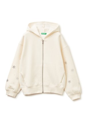 Mikina na zip - white