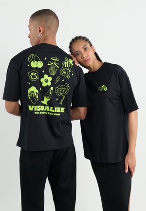 YOURTURN UNISEX - Camiseta estampada - true black