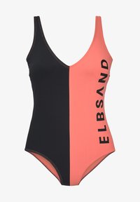 Ausgewählt, schwarz-lachs