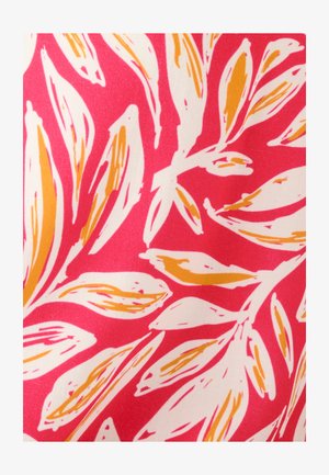 Damart, CLIMATYL - TUNISIAN COLLAR SHORT SLEEVE - Camicetta - pink foliage