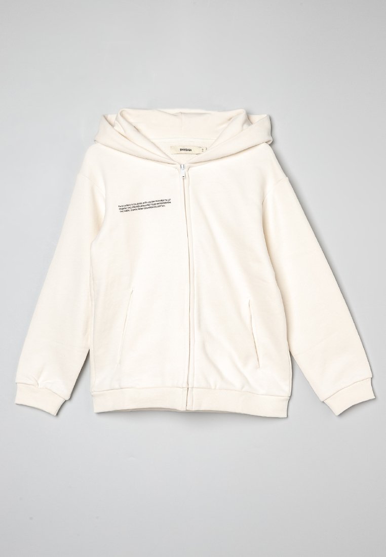 PANGAIA Sweater met rits crème PANGAIA Sweater met rits crème