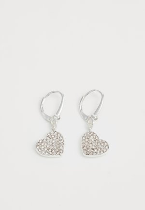 HEART DROP - Naušnice - silver-coloured