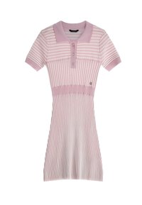 Guess PRÄGESTREIFEN - Abito in maglia - rose