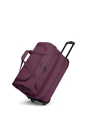 Redolz DUFFLE ESSENTIALS 2-ROLLEN REISETASCHE 55 CM M MIT DEHNFALTE UNISEX - Wheeled suitcase - burgundy