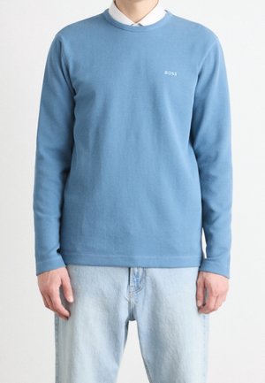 Langærmet T-shirt - blue