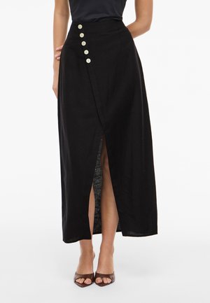 VILA VIPRISILLA  - Fustă maxi - black beauty