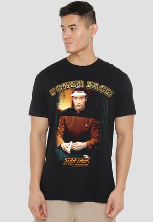 STAR TREK POKER FACE - Print T-shirt - black