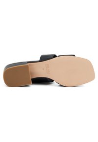 Frau Shoes DOUBLE-STRAP WITH LOW - Ciabattine con tacco - black