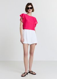 Calliope MANICHE CON ROUCHES - Camicetta - ciclamino