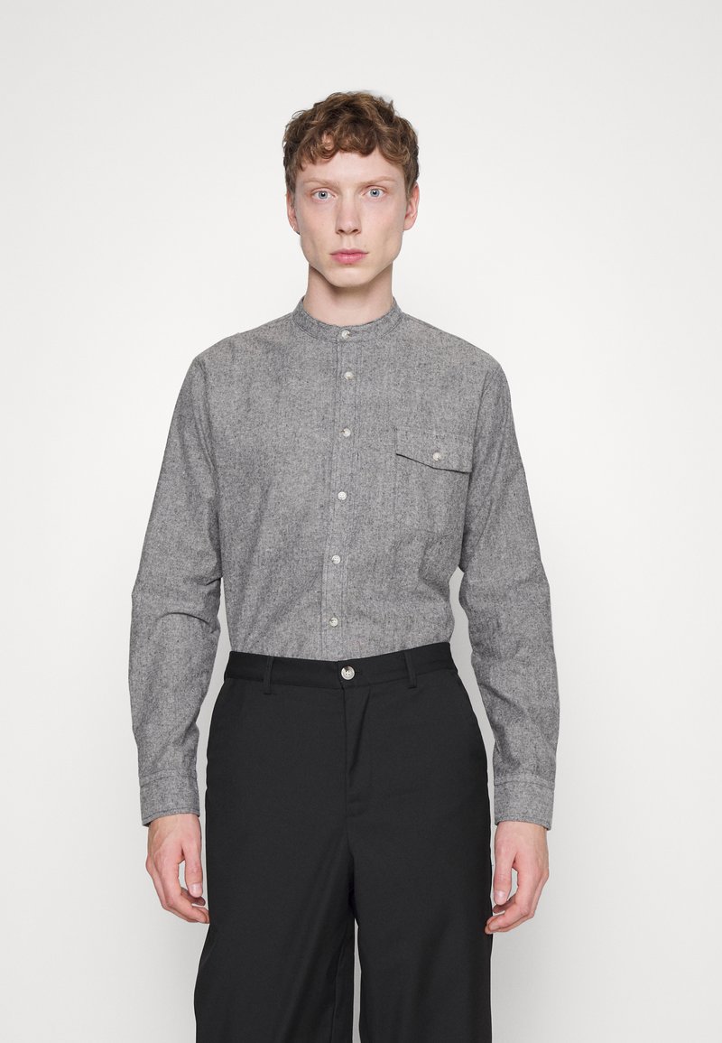 87Origins COLLARLESS Shirt grey/mottled grey Zalando.ie