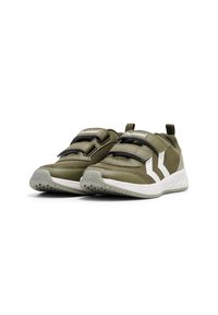 Hummel TURBO RUN 1.0 JR - Sneakers - dusty olive