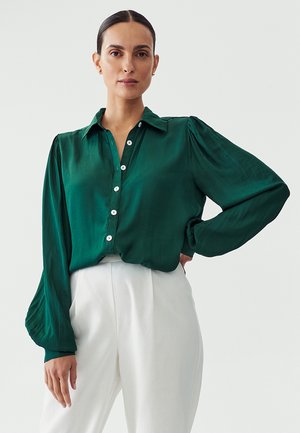 CLARICE  - Button-down blouse - emerald