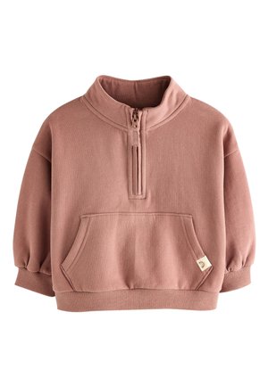 Next REGULAR FIT HALF - Sweatshirt - mocha brown