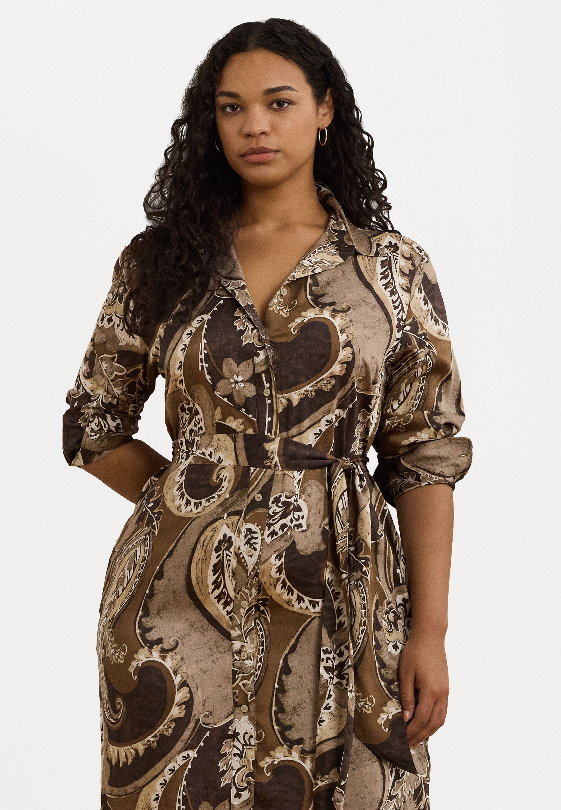 kohls brown dress shoes ROSIE ASSOULIN CREAM AND BROWN PAISLEY DRESS