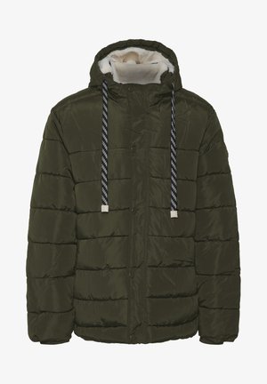 Blend WARM GEFÜTTERTE PUFFER STEPP ABNEHMBARE KAPUZE - Vinterjakker - khaki