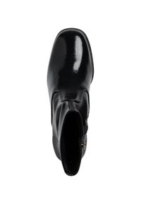Tamaris Platform bokacsizmák - black patent