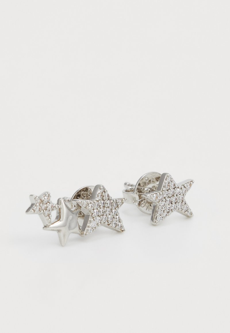 Boucles D'oreilles étoiles Scintillantes Avec Strass - Argenté - Clous - Femme