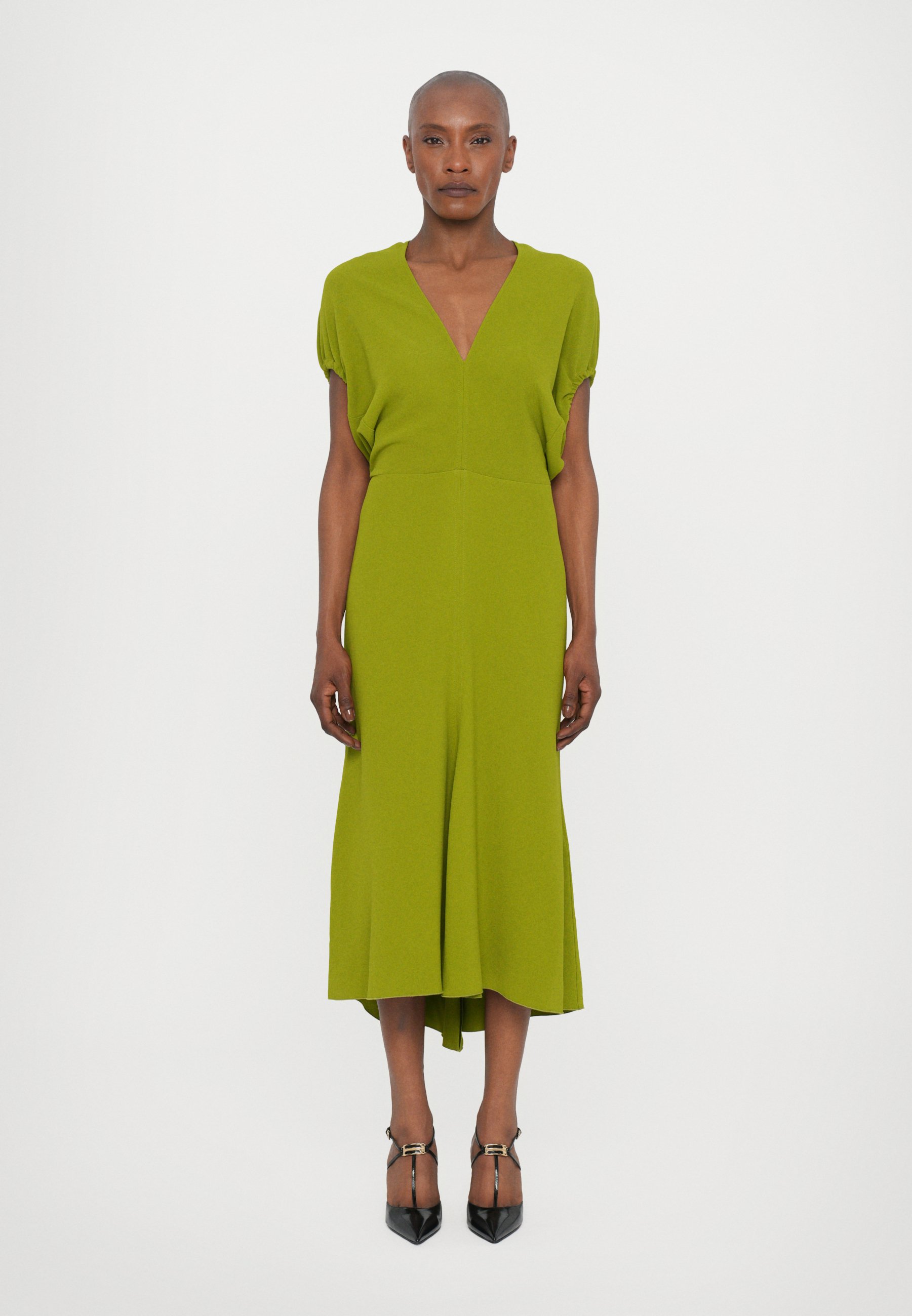 VICTORIA BECKHAM 1325JDR006472A3311 関税送料込 Victoria Beckham - Sukienka z dżerseju/zielony - Zalando.pl