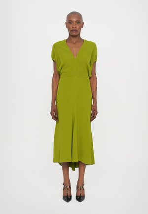 BLOUSON DETAIL MIDI DRESS - Jerseykleid - green