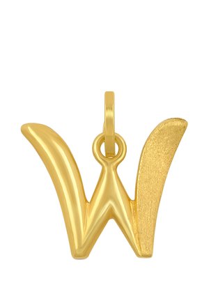 BUCHSTABE W - Ciondolo - gelbgold-coloured