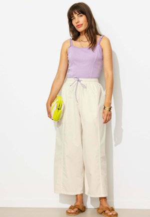 Promod, PANTALON BALLOON - Pantalon classique - ecru
