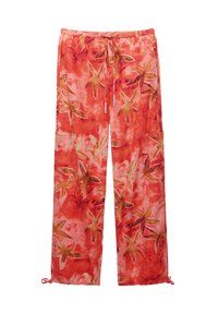 RUSTIC FLORAL - Stoffhose - red