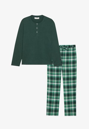 Pier One SET - Pyjama set - dark green