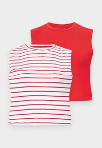 ONLCHOICE 2 PACK - Felső - true red/bright white