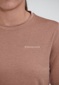 Endurance Funktions Maje Melange - Langarmshirt - beaver fur