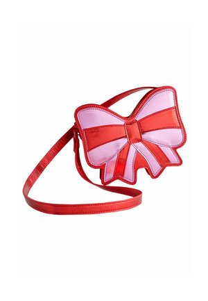 Taška cez plece - red pink metallic