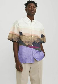 Jack & Jones - ALL OVER-PRINT - Vapaa-ajan kauluspaita - twilight purple Pienoiskuva 1