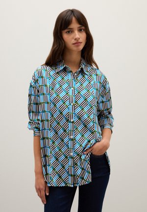 IN REGULAR FIT - Hemdbluse - white blue