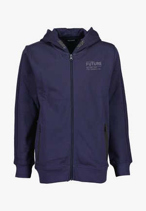 FUTURE - Tröja med dragkedja - nachtblau