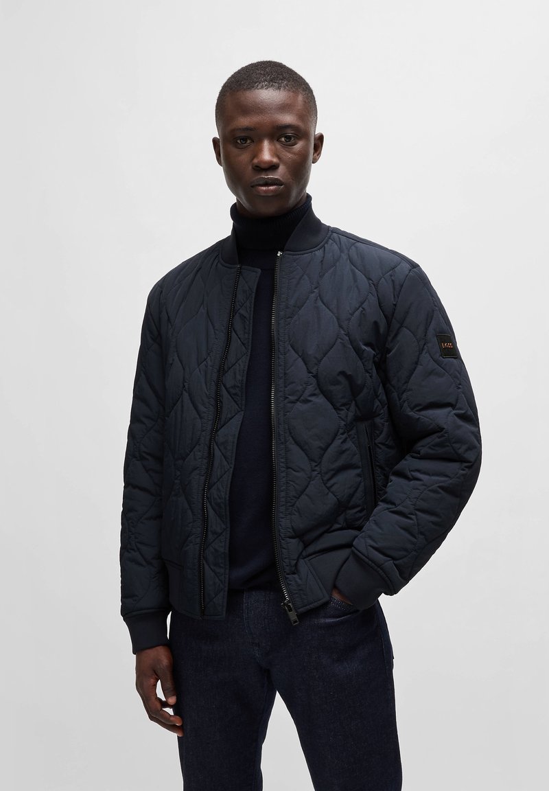 BOSS OSTRONG - Bomber stiliaus striukė - dark blue