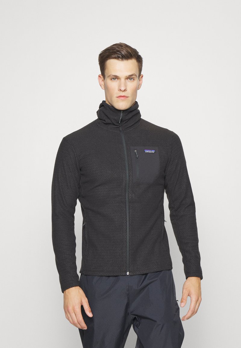 Patagonia M'S R1 AIR  HOODY - Φλις μπουφάν - black