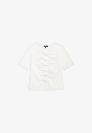 Caroll, CAROLL CAROLL; FRENCH BRAND; FASHION; ELEGANT; MODERN T-SHIRT TLENA - Blouse - ecru