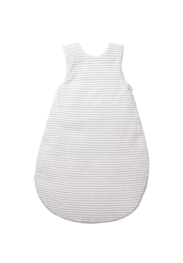 IM STREIFENDESSIN – Nachtwäsche Schlafsack – grau gestreift