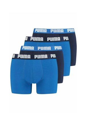 Puma 4ER PACK - Kurze Boxershorts -  true blue