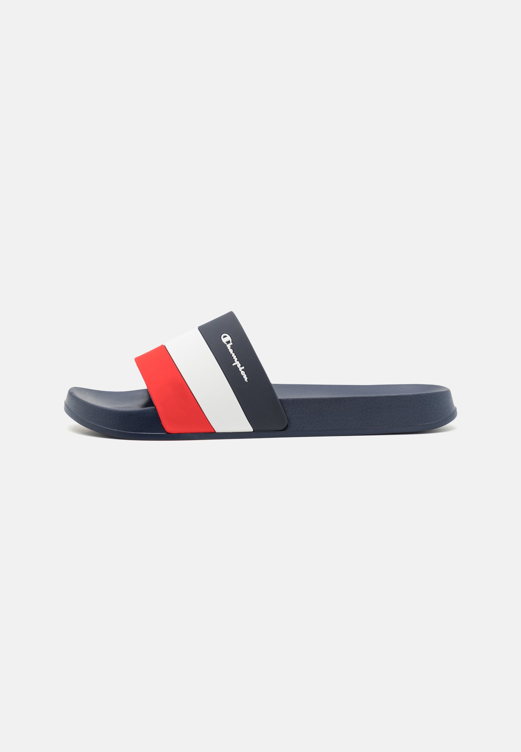 Champion Black and Navy Slide Sandals with Red & White Logo Champion Men main image 3