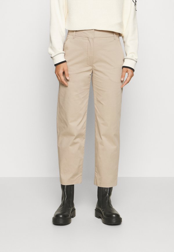 STRAIGHT  - Trousers - beige