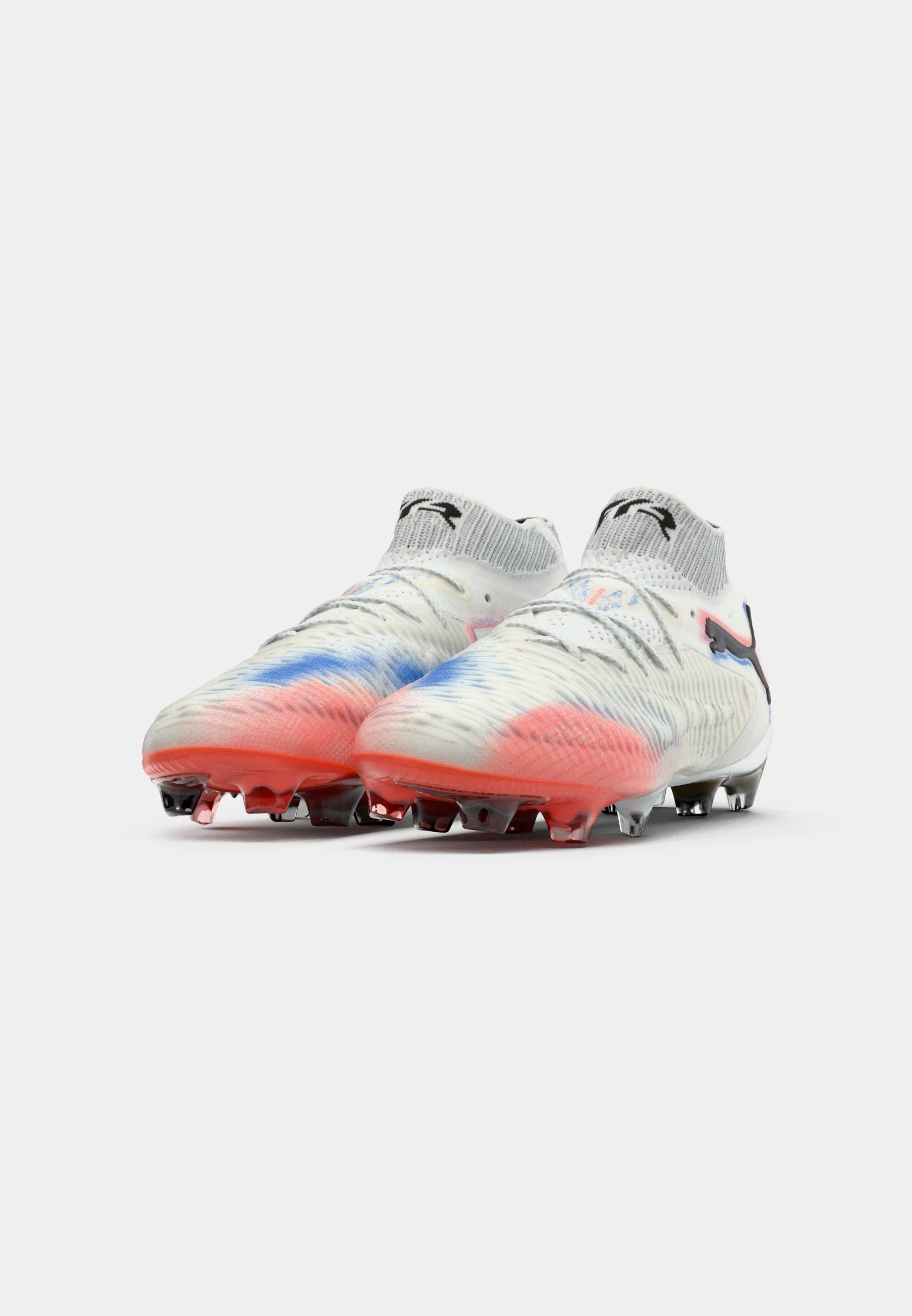 football cleats red white blue