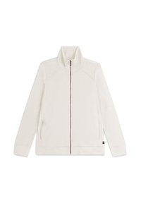 Freddy CON ZIP E COLLO ALTO E CUCITURE DECORATIVE - Sudadera con cremallera - white sand
